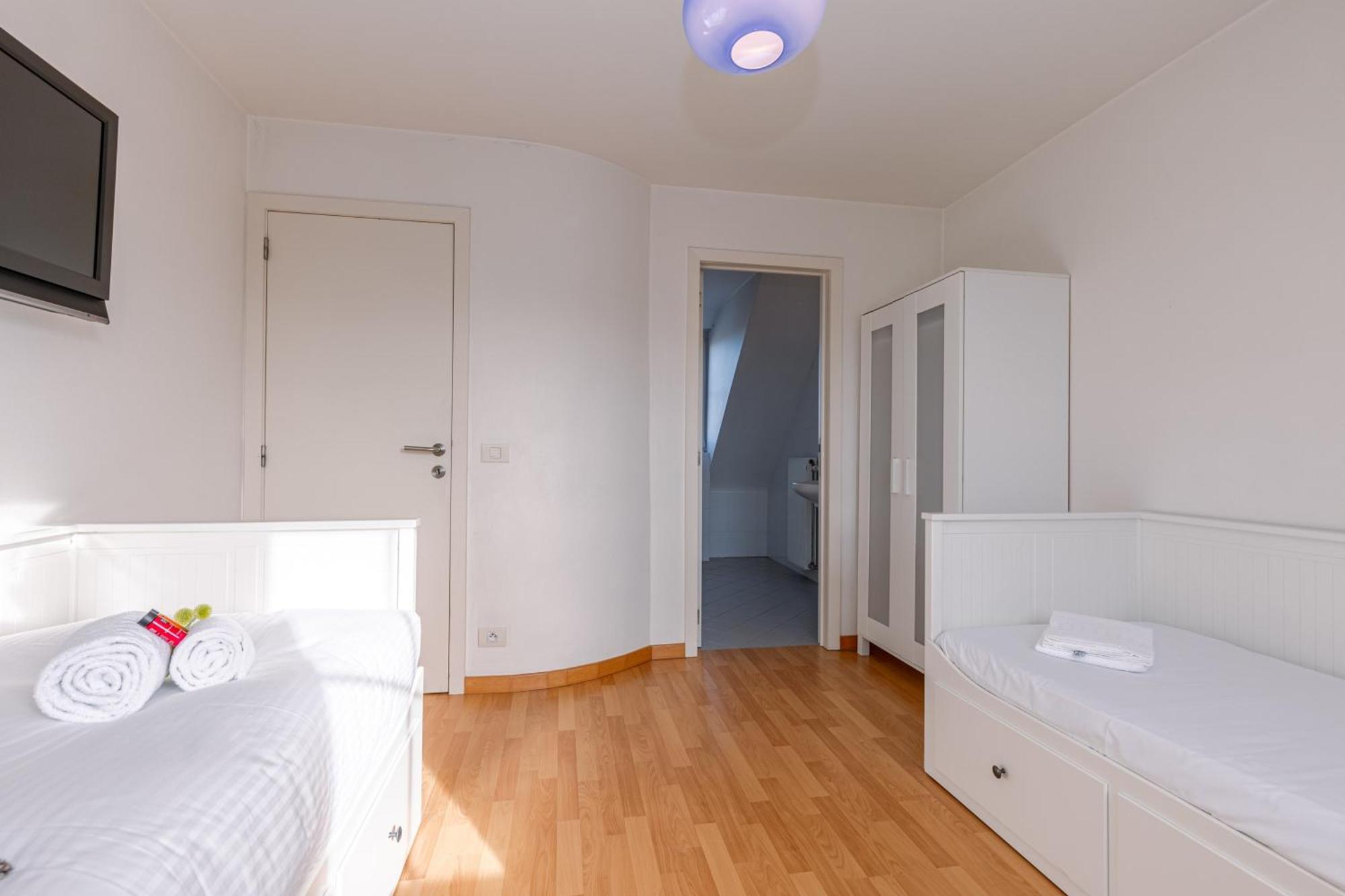 Charming Spacious Duplex Apt With Private Parking In Knokke Lejlighed Eksteriør billede